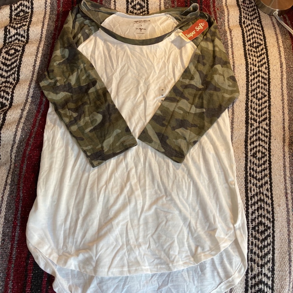 arizona jean co. 3/4 length long sleeve tee (nwt)